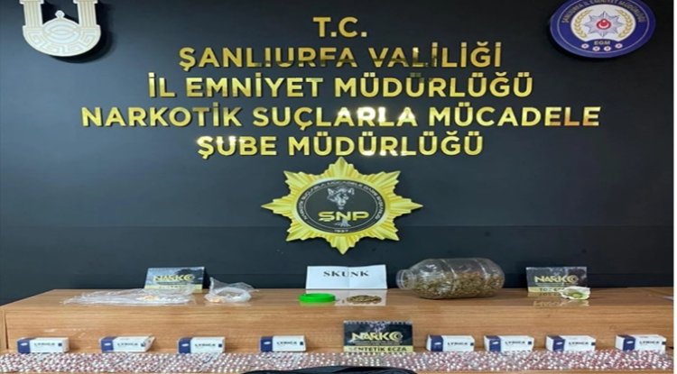 Şanlıurfa'da Uyuşturucu Operasyonu