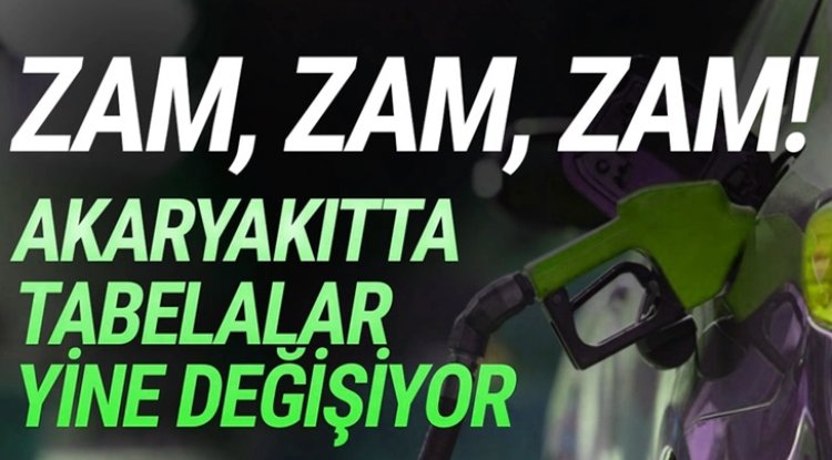 Akaryakıta Zam  Geliyor
