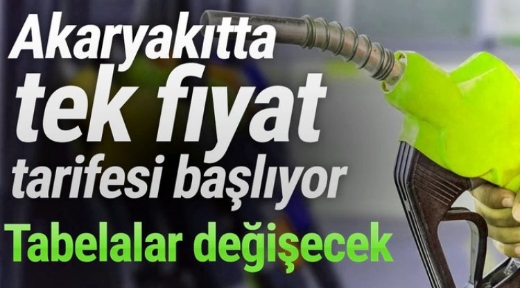 Akaryakıtta Tek Fiyat Uygulaması