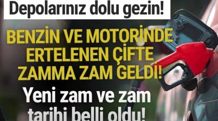 Ertelenen Akaryakıt Zammı Yine Zamlandı