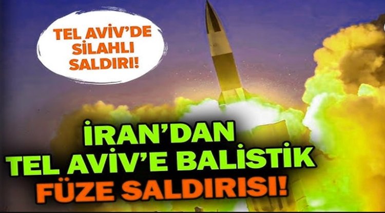 İran İsrail'e Füze Yağdırdı