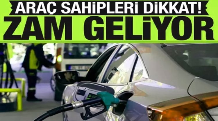 Akaryakıta Zam Geliyor