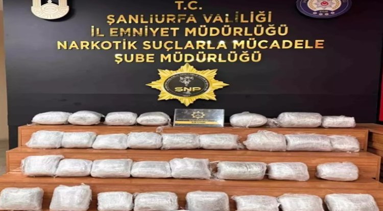 Şanlıurfa'da Uyuşturucu Operasyonu