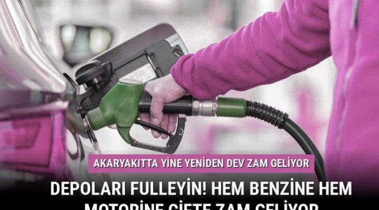 Yeni Yıl Akaryakıt Zamları Geldi
