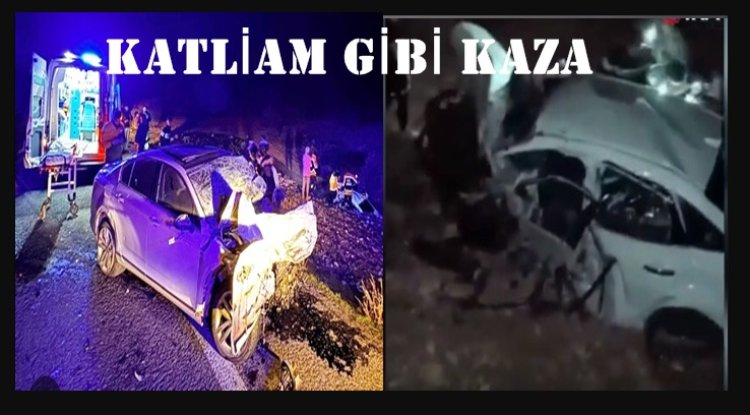 Urfa'da Trafik Kazası 4 Kişi Hayatını Kaybetti