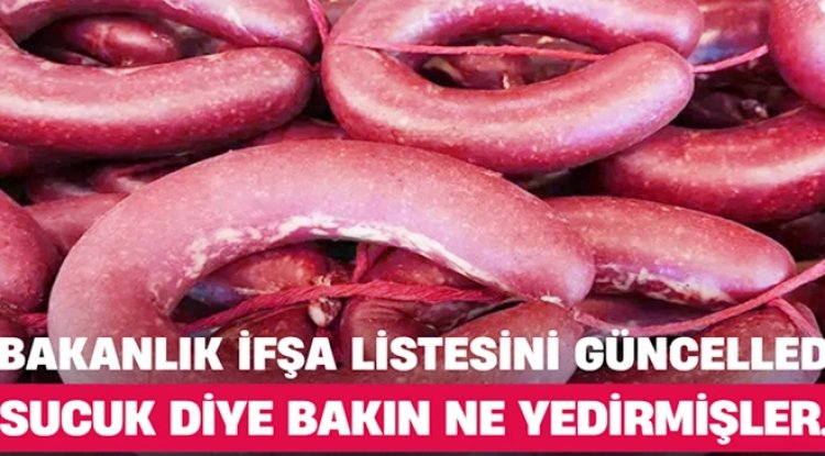 Bakanlık Gıda Yüzsüzlerini İfşa Etti