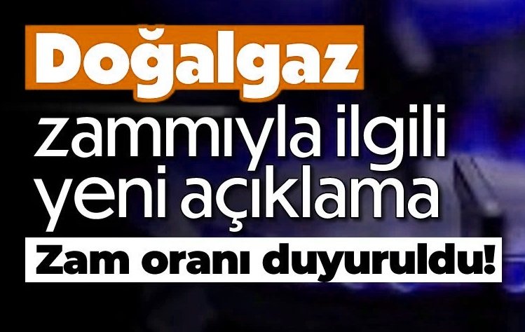 Doğalgaz Yüzde 24,6 Oranında Zamlandı