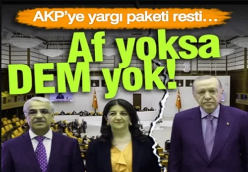 Yeni Yargı Paketinde DEM Muhalif Olacak