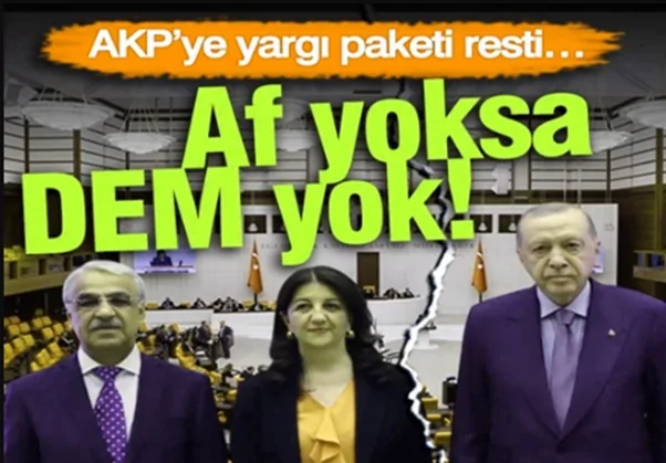 Yeni Yargı Paketinde DEM Muhalif Olacak