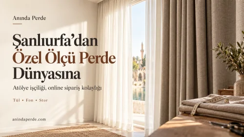 Şanlıurfa’dan Online Perde Alışverişine Özel Ölçü Çözümü